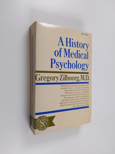 Gregory Zilboorg : A history of medical psychology