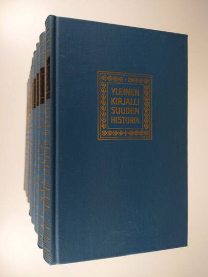 Henrik Schuck : Yleinen kirjallisuuden historia 1-10 ; Antiikin kansojen kirjallisuus ; Keskiaika ; Renesanssi 1-2 ; Ranskan klassismi ; ...
