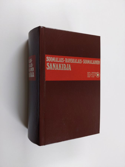 Tauno Nurmela : Suomalais-ranskalainen opiskelusanakirja = Dictionnaire scolaire finnois-francais