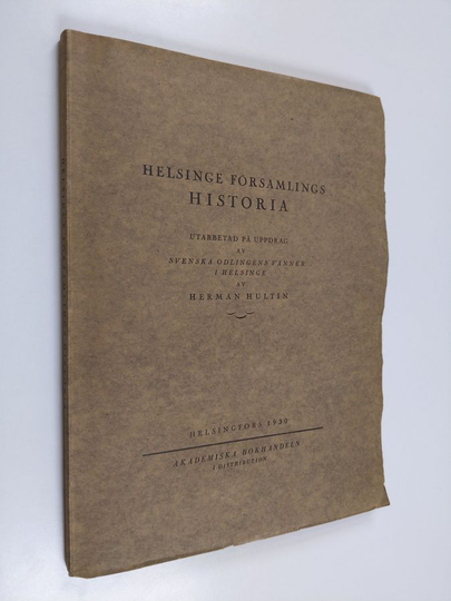 Herman Hultin : Helsinge församlings historia