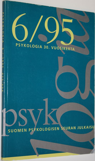 Psykologia 6/1995 : tiedepoliittinen aikakauslehti
