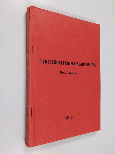 T. Pesonen : Tykistöpatterin hajaryhmitys