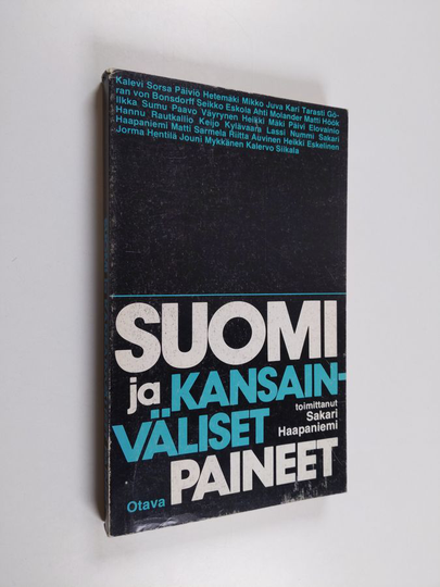 Sakari Haapaniemi (toim.) : Suomi ja kansainväliset paineet