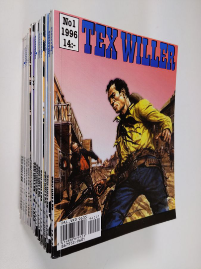 Tex Willer vuosikerta 1996 (numerot 9 ja 10 puuttuu)