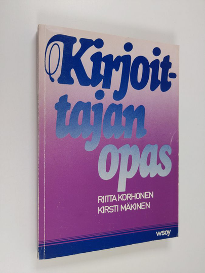 Riitta Korhonen : Kirjoittajan opas