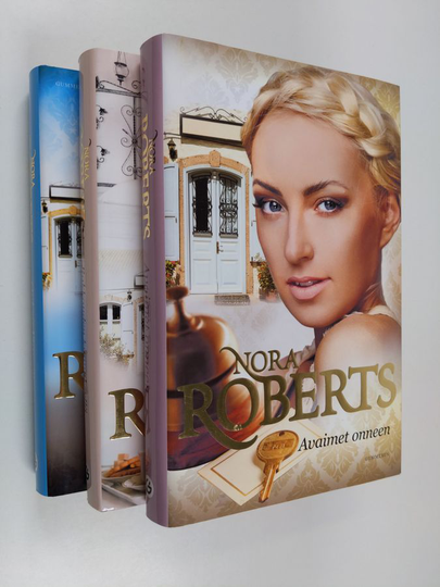 Nora Roberts : Majatalo-trilogia: Avaimet onneen ; Rakkauden kynnyksellä ; Ovi sydämeen