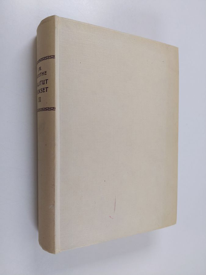 Johann Wolfgang von Goethe : Valitut teokset 3