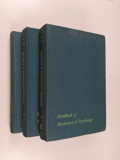 Handbook of Mathematical Psychology 1-3