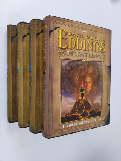 David Eddings : Unennäkijöiden kirja 1-4 : Vanhemmat jumalat ; Salattu mahti ; Kristallikuilu ; Nuoremmat jumalat