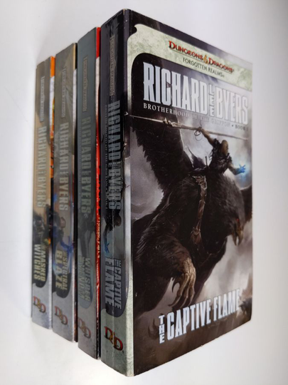 Richard Lee Byers : Brotherhood of the Griffon 1-4 : The Captive Flame / Whisper of Venom / The Spectral Blaze / The Masked Witches