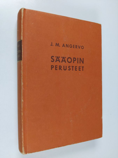 J. M Angervo : Sääopin perusteet