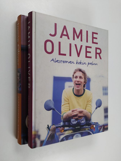 Jamie Oliver : Oliver-paketti (2 kirjaa) : Alastoman kokin paluu ; Alastoman kokin onnenpäivät