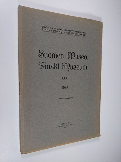 Suomen museo = Finskt museum XXXI 1924