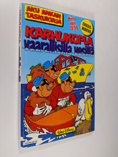 Aku Ankan taskukirja : Karhukopla vaarallisilla vesillä