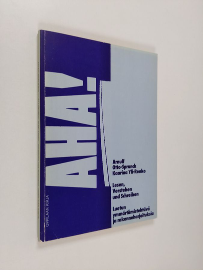 Arnulf Otto-Sprunck : Aha! : Lesen, Verstehen und Schreiben , Oppilaan kirja