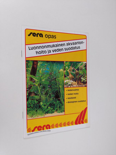 Luonnonmukainen akvaarionhoito ja veden suodatus