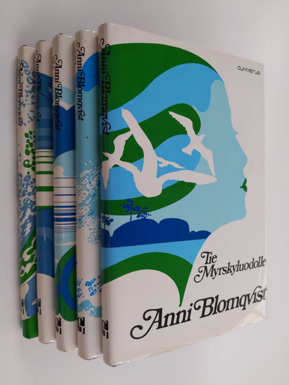 Anni Blomqvist : Myrskyluoto 1-5 ; Tie Myrskyluodolle ; Luoto meressä ; Maija ; Meren voimia vastaan ; Hyvästi Myrskyluoto