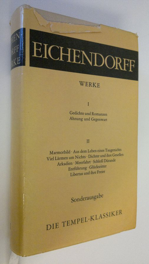 Joseph von Eichendorff : Ausgewählte werke 1 : Gedichte und Romanzen ; Ahnung und Gegenwart