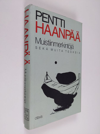 Pentti Haanpää : Muistiinmerkintöjä vuosilta 1925-1939