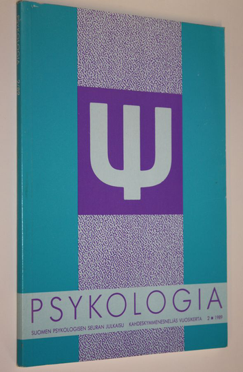 Psykologia 2/1989 : tiedepoliittinen aikakauslehti