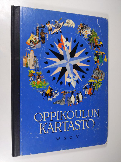 Carl ym. Mannerfelt (Toim.) : Oppikoulun kartasto