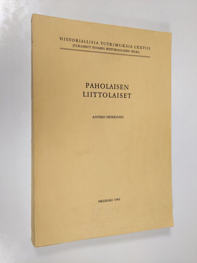 Antero Heikkinen : Paholaisen liittolaiset : Noita- ja magiakäsityksiä ja -oikeudenkäyntejä Suomessa 1600-luvun jälkipuoliskolla (n. 1640-1712)