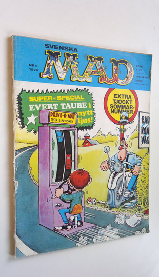 Lasse O'Mänsson (red.) : Svenska MAD, Nr. 5/1974