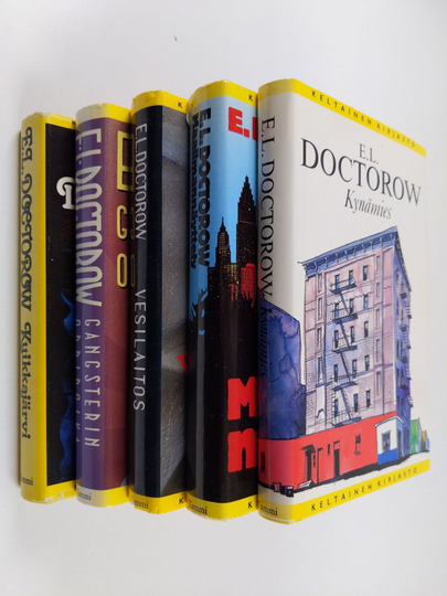 E. L. Doctorow : E. L. Doctorow : Doctorow-paketti (5 kirjaa) : Kynämies ; Maailmannäyttely ; Gangsterin oppipoika ; Vesilaitos ; Kuikkajärvi