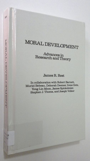 James R. Rest : Moral development : Advances in Research and Theory
