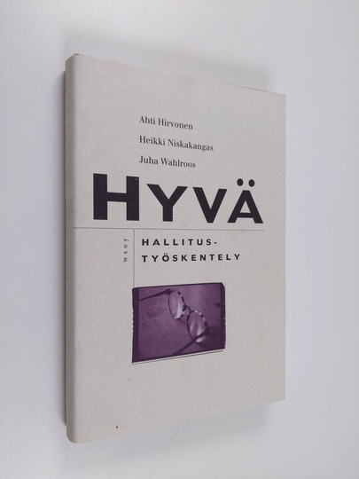 Heikki Niskakangas ym. : Hyvä hallitustyöskentely