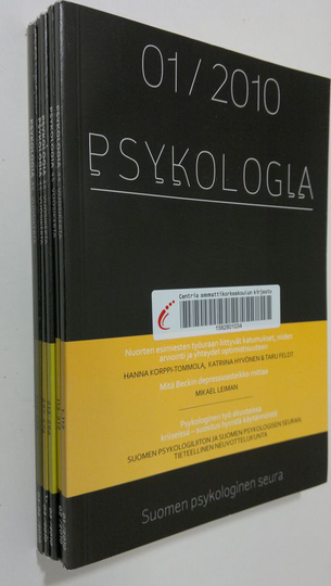 Psykologia 2010: tiedepoliittinen aikakauslehti vuosikerta 1-6