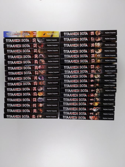 Hajime Isayama : Titaanien sota Attack on titan 1-34
