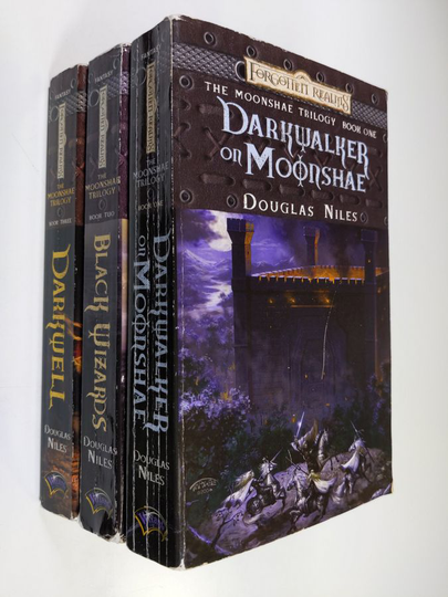 Douglas Niles : The Moonshae trilogy 1-3 : Darkwalker on Moonshae / Black Wizards / Darkwell
