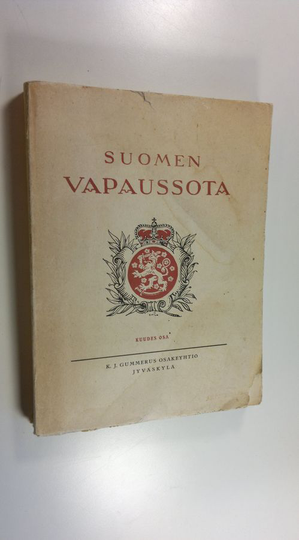 Kai ym. Donner (toim.) : Suomen vapaussota VI, Viipurin valloituksen edellinen aika : Länsi-Suomen puhdistaminen