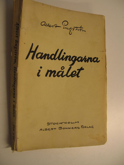 Albert Engström : Handlingarna i Målet