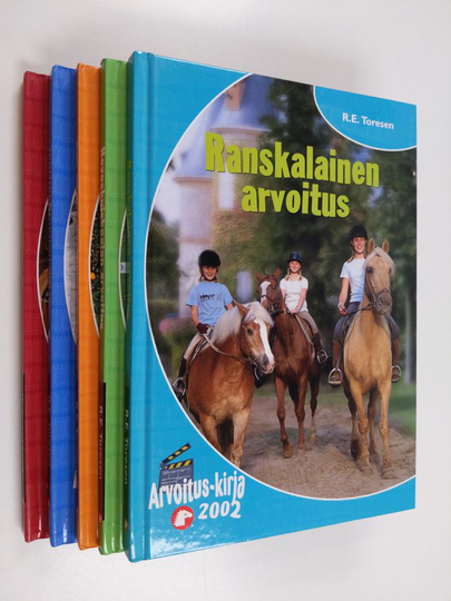R. E. Toresen : Arvoituskirja -setti: 5 kirjaa v.2002-2006: Ranskalainen arvoitus, Hevoskuiskaajan arvoitus, San Silvon arvoitus, Murheellinen ...
