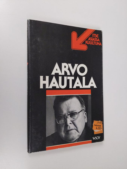 Arvo Hautala : Arvo Hautala : TV-ohjelma Nauhoitus 1711975, ensiesitys 2741975