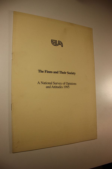 EVA : The Finns and Their Society : A National Survey of Opinions and Attitudes 1995