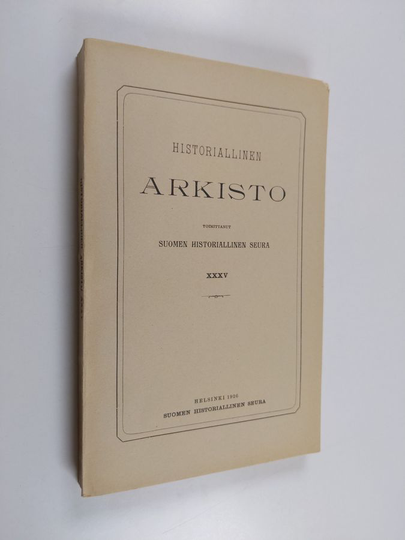 Historiallinen arkisto 35