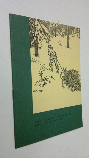 Arvi A. Karisto osakeyhtiön joulutervehdys 1960