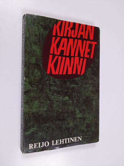 Reijo Lehtinen : Kirjan kannet kiinni