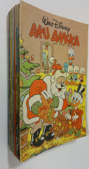 Walt Disney : Aku Ankka vuosikerta 1985 (puuttuu nrot 5,7-9,11,14,20,25-26,29,31,33-37,45-47,50-51)