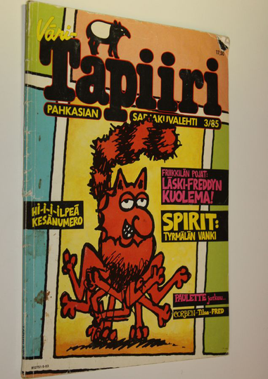 Väri - Tapiiri nro 3/85 : Pahkasian sarjakuvalehti