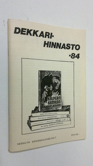 Dekkari-hinnasto 1984