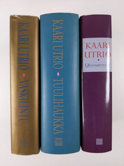 Kaari Utrio : Kaari Utrio -setti (3kirjaa): Vaskilintu; Tuulihaukka; Yksisarvinen