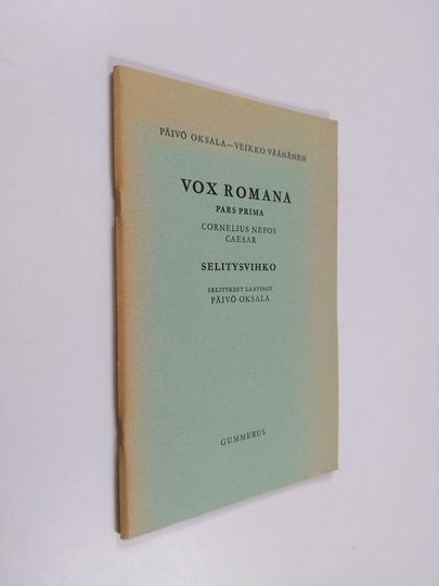 Konrad Westergren ym. : Vox Romana - Pars prima ; Cornelius Nepos, Caesar ; sanasto ja selitykset