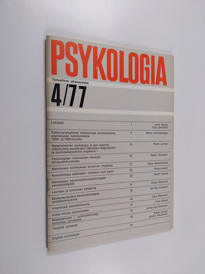 Psykologia 4/77