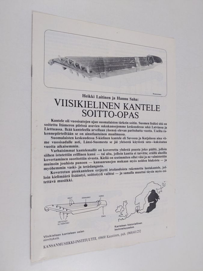 Heikki Laitinen : Viisikielinen kantele : soitto-opas
