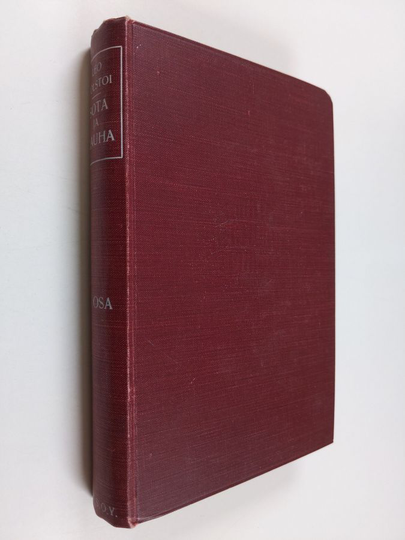 Leo Tolstoi : Sota ja rauha 1 osa : historiallinen romaani