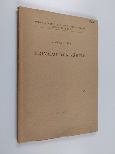 V. Merikoski : Erivapauden käsite